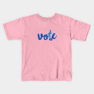 Blue Vote Kids T-Shirt